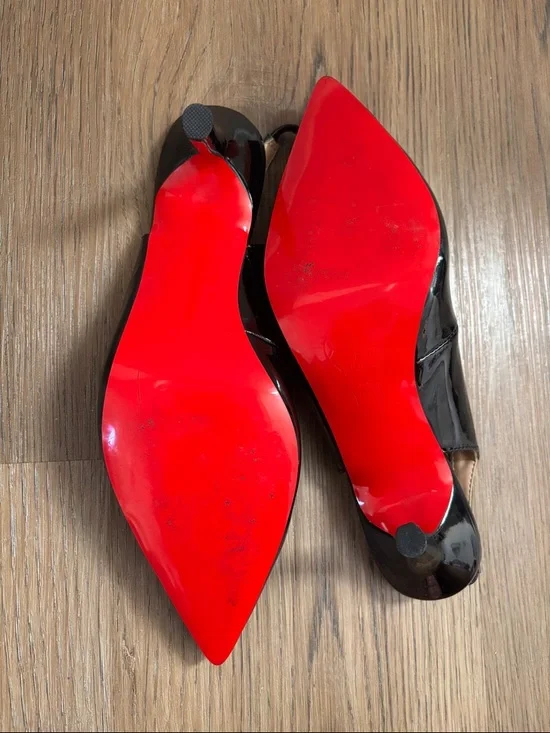 Christian Louboutin Kate Sling Red Sole Pumps 37 - Picture 5 of 6
